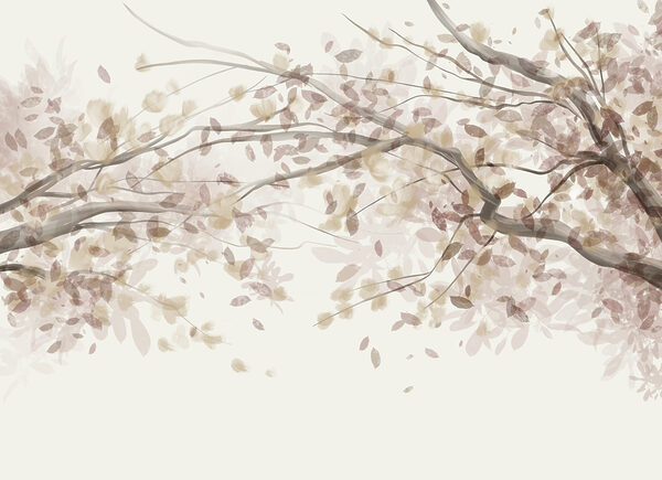 Ramo d'albero con foglie Ramo d'albero con foglie
