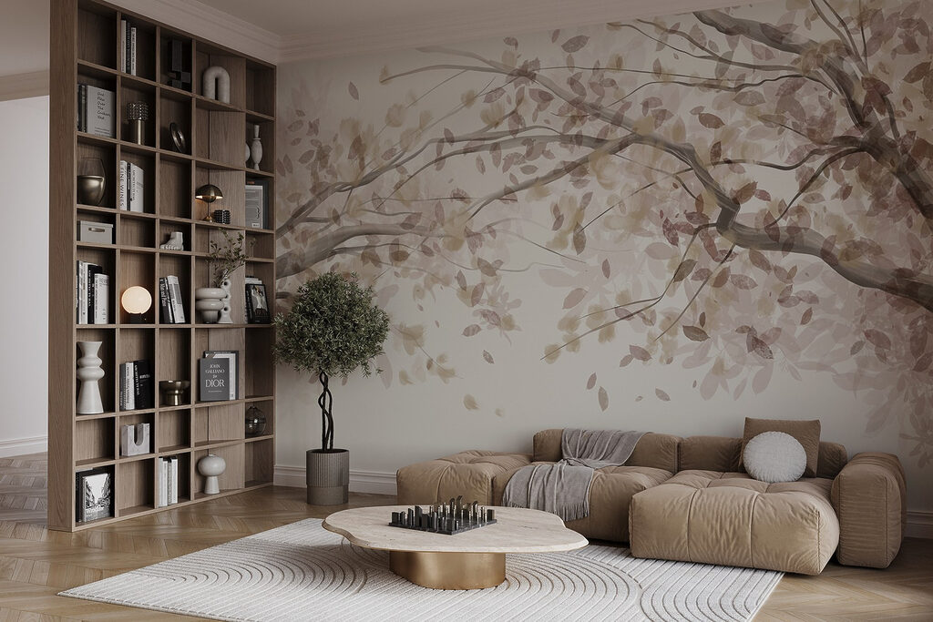 Tree branch with leaves