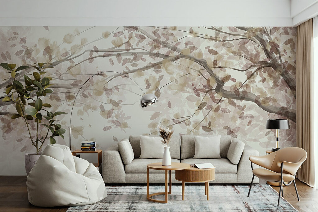 Tree branch with leaves