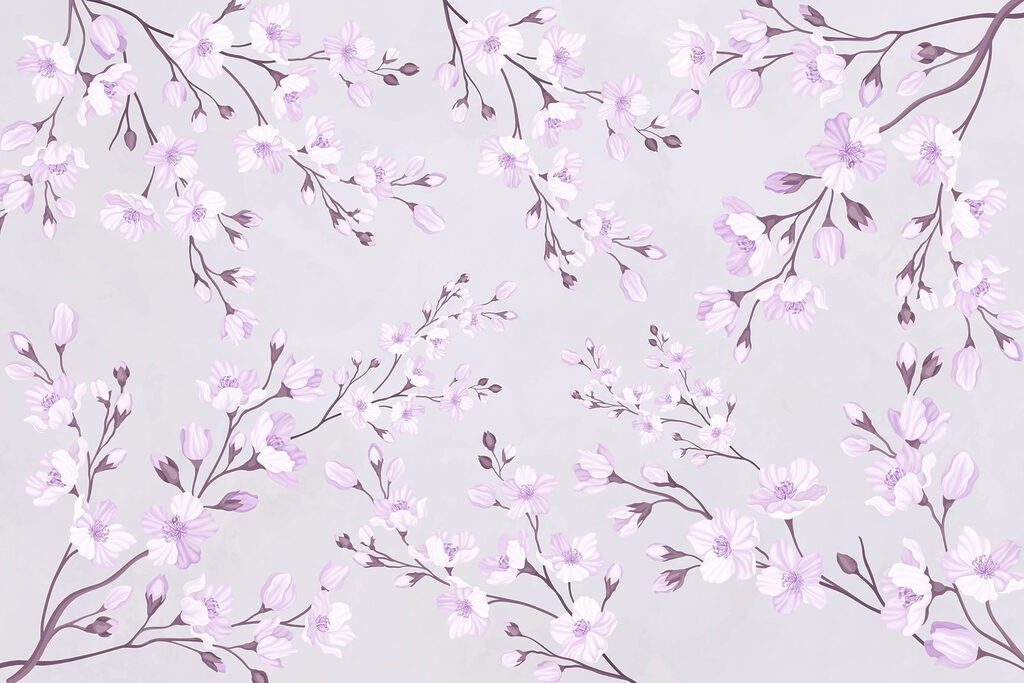 Motivo di fiori su sfondo bianco Motivo di fiori su sfondo bianco