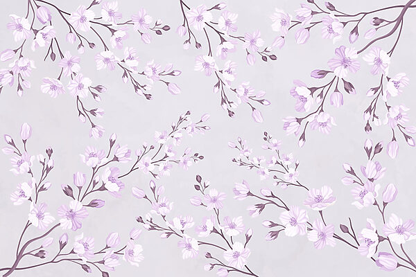 Motivo di fiori su sfondo bianco Motivo di fiori su sfondo bianco