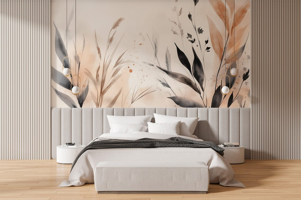 Delicate leaves in soft hues Delicate leaves in soft hues