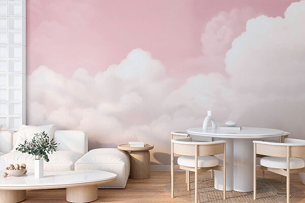 Cielo rosa con nuvole Cielo rosa con nuvole