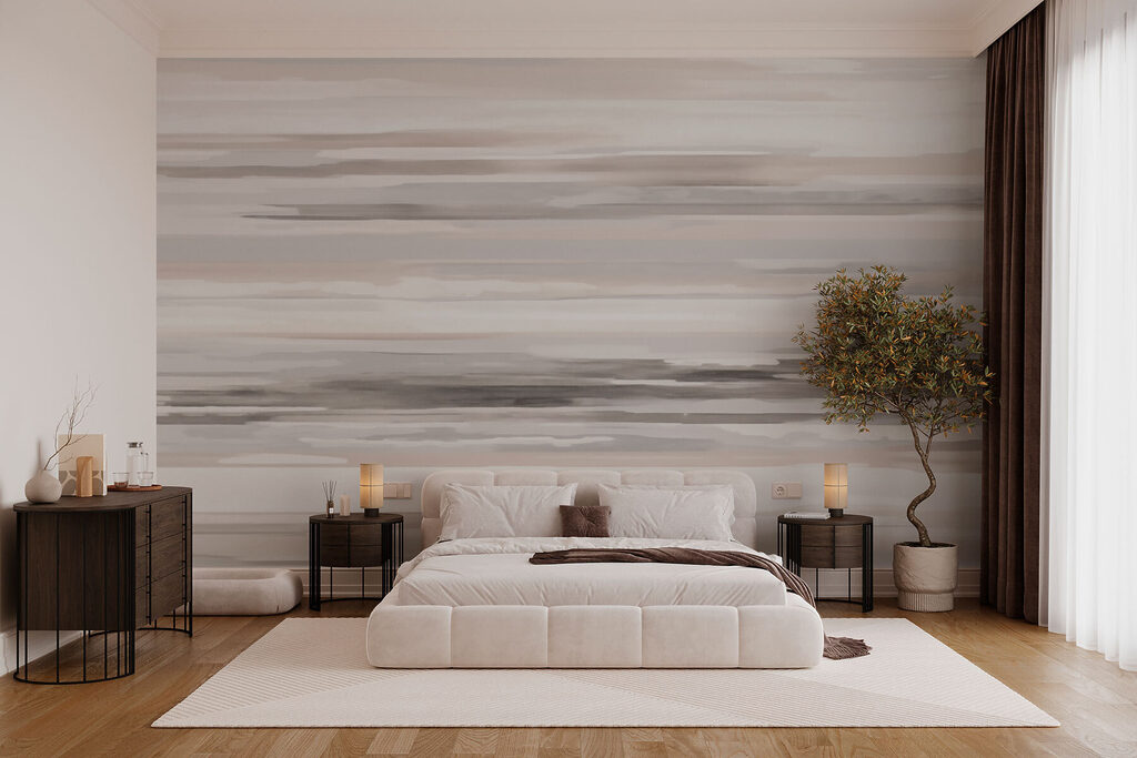 Soft hues blend in gentle waves