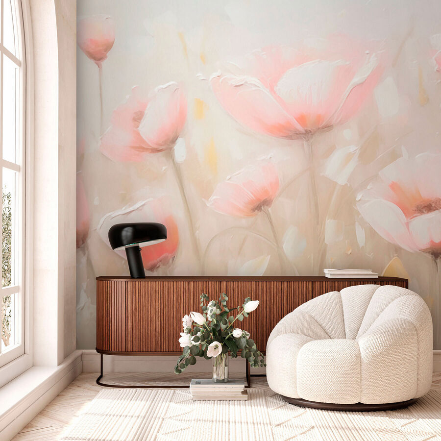 Pittura di fiori rosa Pittura di fiori rosa