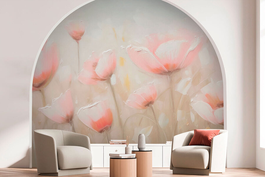 Pittura di fiori rosa Pittura di fiori rosa