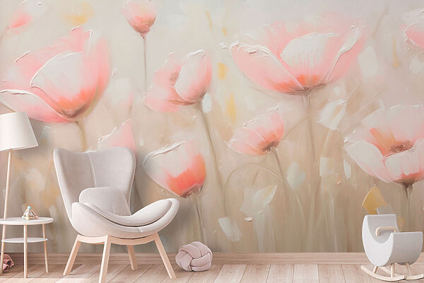 Pittura di fiori rosa Pittura di fiori rosa