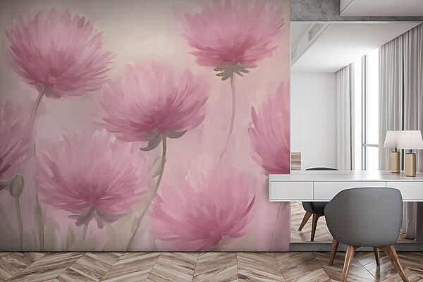 Pittura di fiori rosa Pittura di fiori rosa