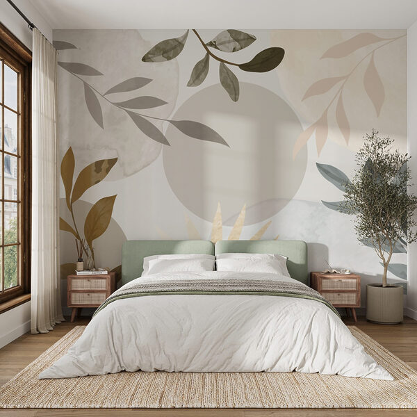 Carta da parati Carta da parati Toni morbidi in un'armonia naturale (COD: w03296)