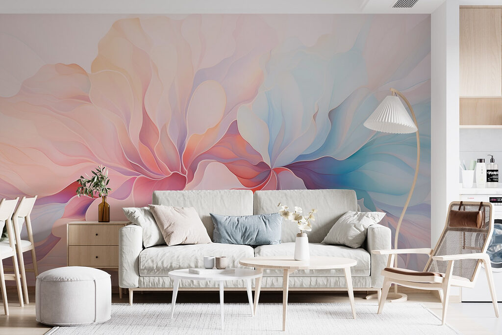 Soft pastels in flowing patterns Soft pastels in flowing patterns