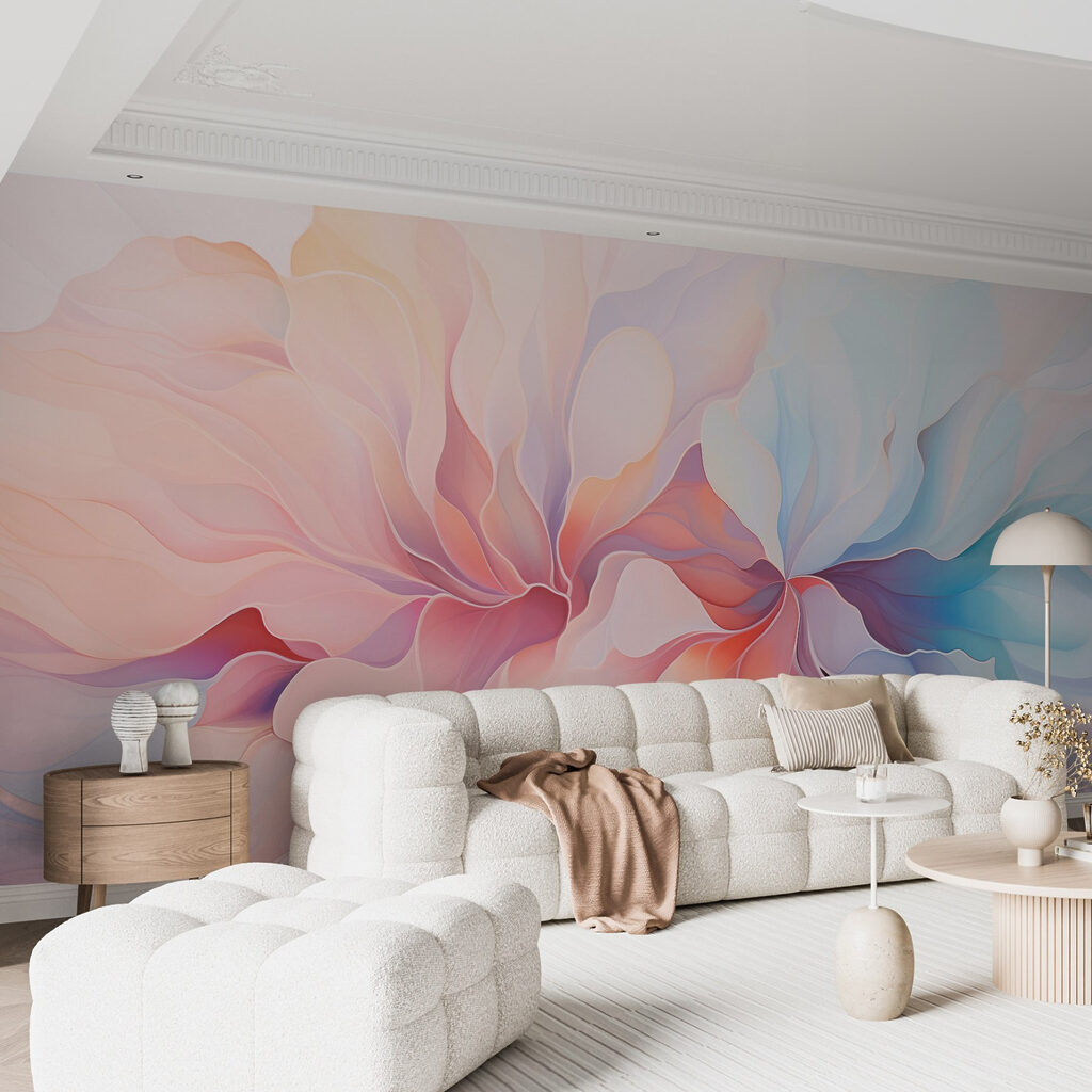 Soft pastels in flowing patterns Soft pastels in flowing patterns