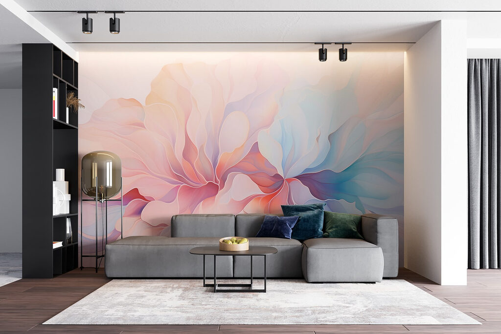 Soft pastels in flowing patterns Soft pastels in flowing patterns