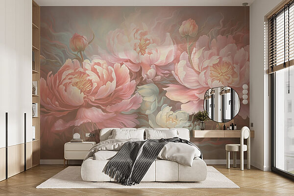 Pittura di fiori su una superficie Pittura di fiori su una superficie