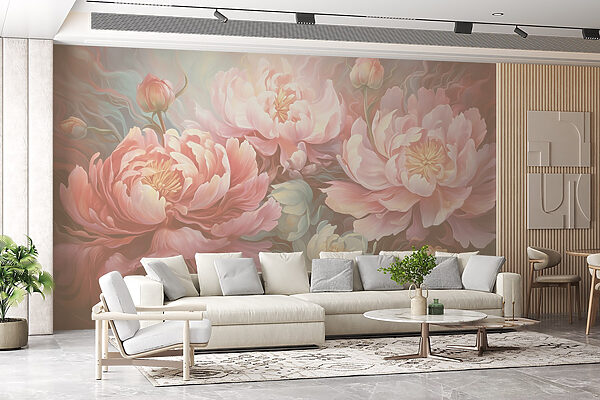 Pittura di fiori su una superficie Pittura di fiori su una superficie