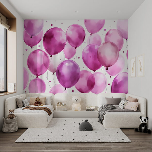 Gruppo di palloncini viola e bianchi Gruppo di palloncini viola e bianchi