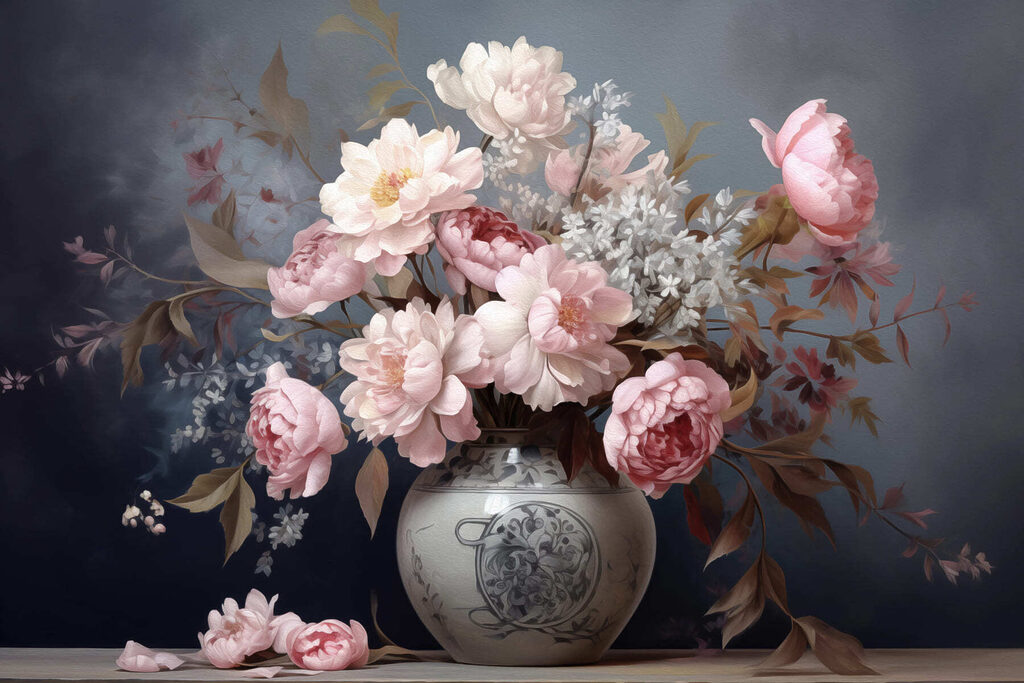 Vase of flowers