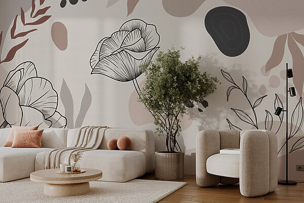 Disegno di fiori e piante Disegno di fiori e piante