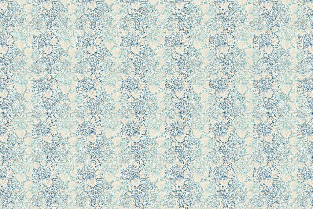 Motivo di fiori blu e bianchi Motivo di fiori blu e bianchi