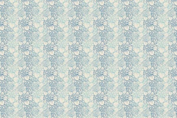 Motivo di fiori blu e bianchi Motivo di fiori blu e bianchi