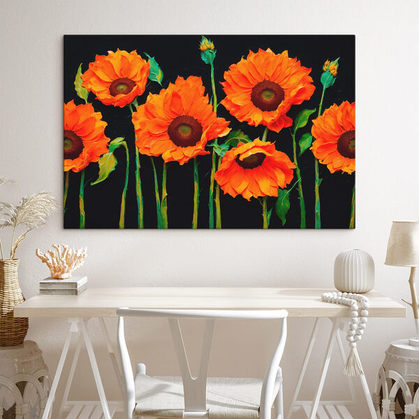 Quadri Mazzo di fiori arancioni (COD: s43103) Quadri Quadri Mazzo di fiori arancioni (COD: s43103)
