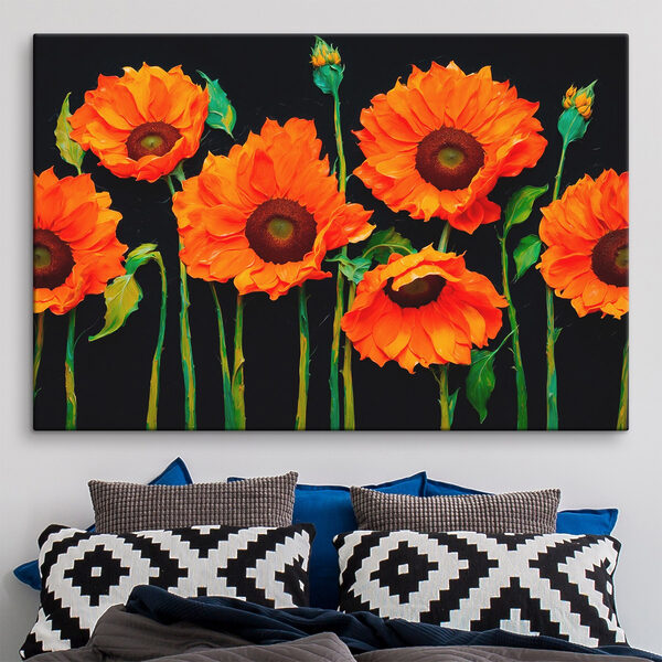 Group of orange flowers