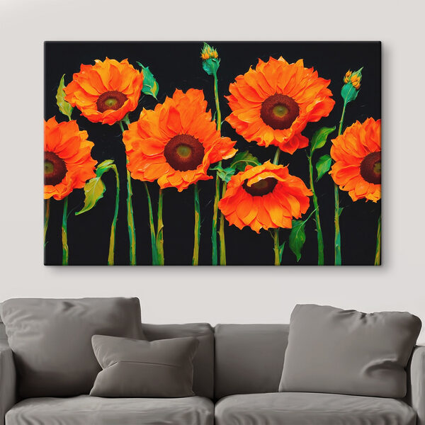 Group of orange flowers
