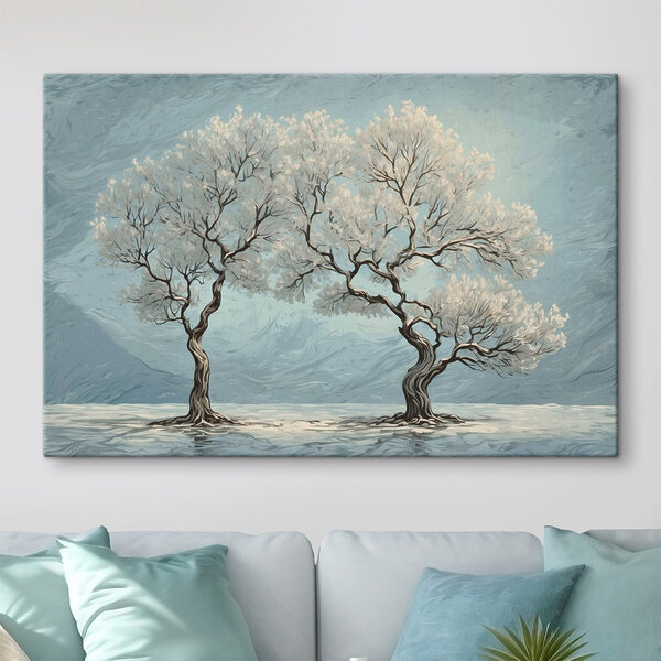Two trees in the water Two trees in the water