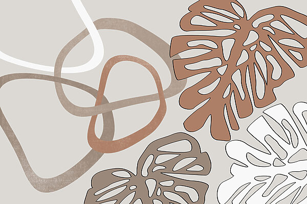 Linee eleganti e forme organiche combinate. Linee eleganti e forme organiche combinate.