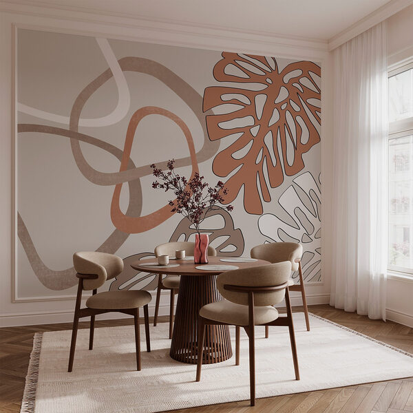 Linee eleganti e forme organiche combinate. Linee eleganti e forme organiche combinate.