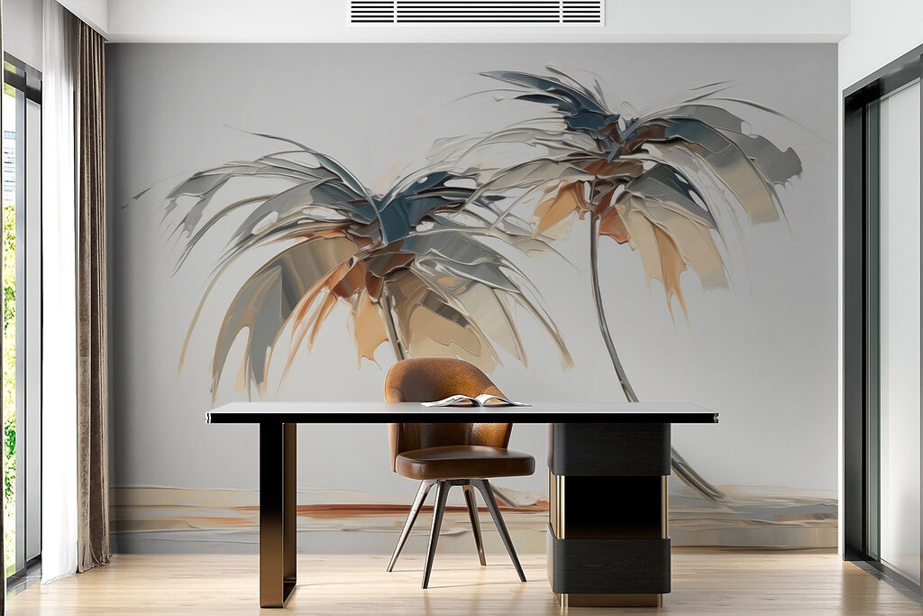 Palm trees on a beach