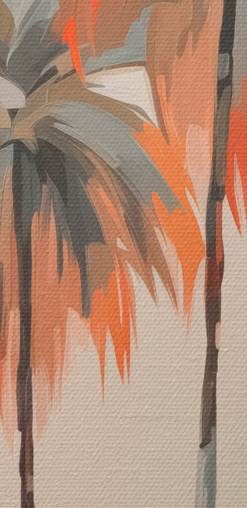 Palm trees on a beach Palm trees on a beach
