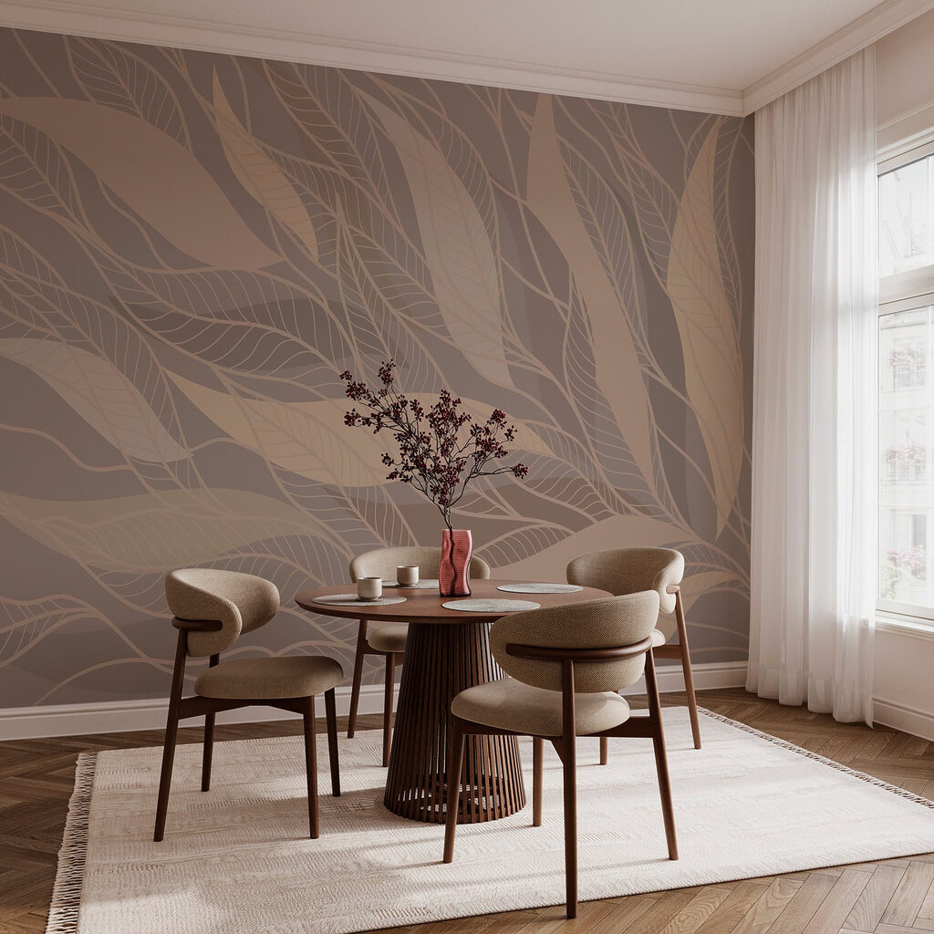 Brown and white pattern