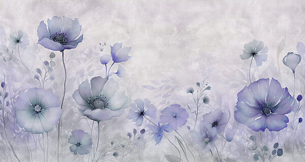 Pittura di fiori su sfondo bianco Pittura di fiori su sfondo bianco