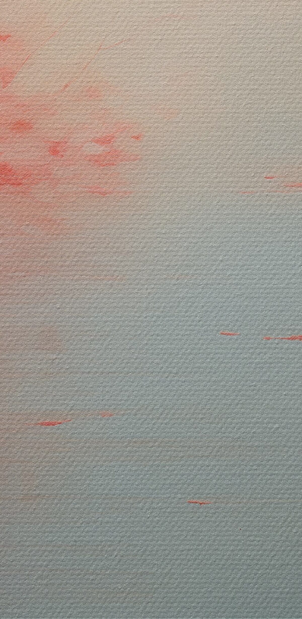 Painting of a boat in water Painting of a boat in water