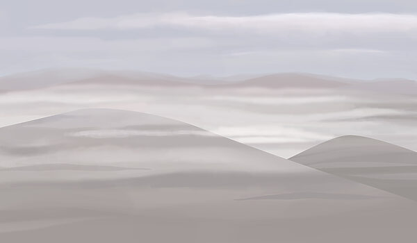 Paesaggio con colline e nuvole Paesaggio con colline e nuvole