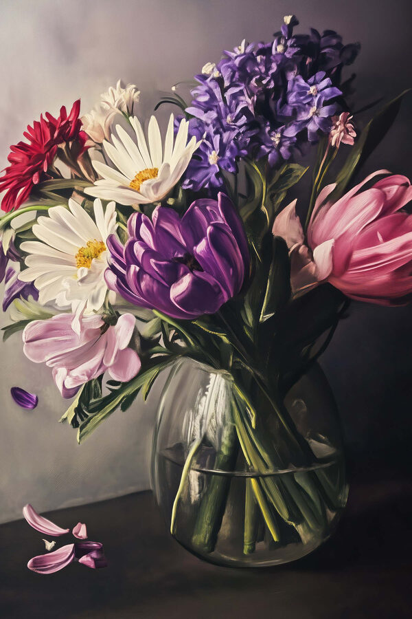 Vase of flowers