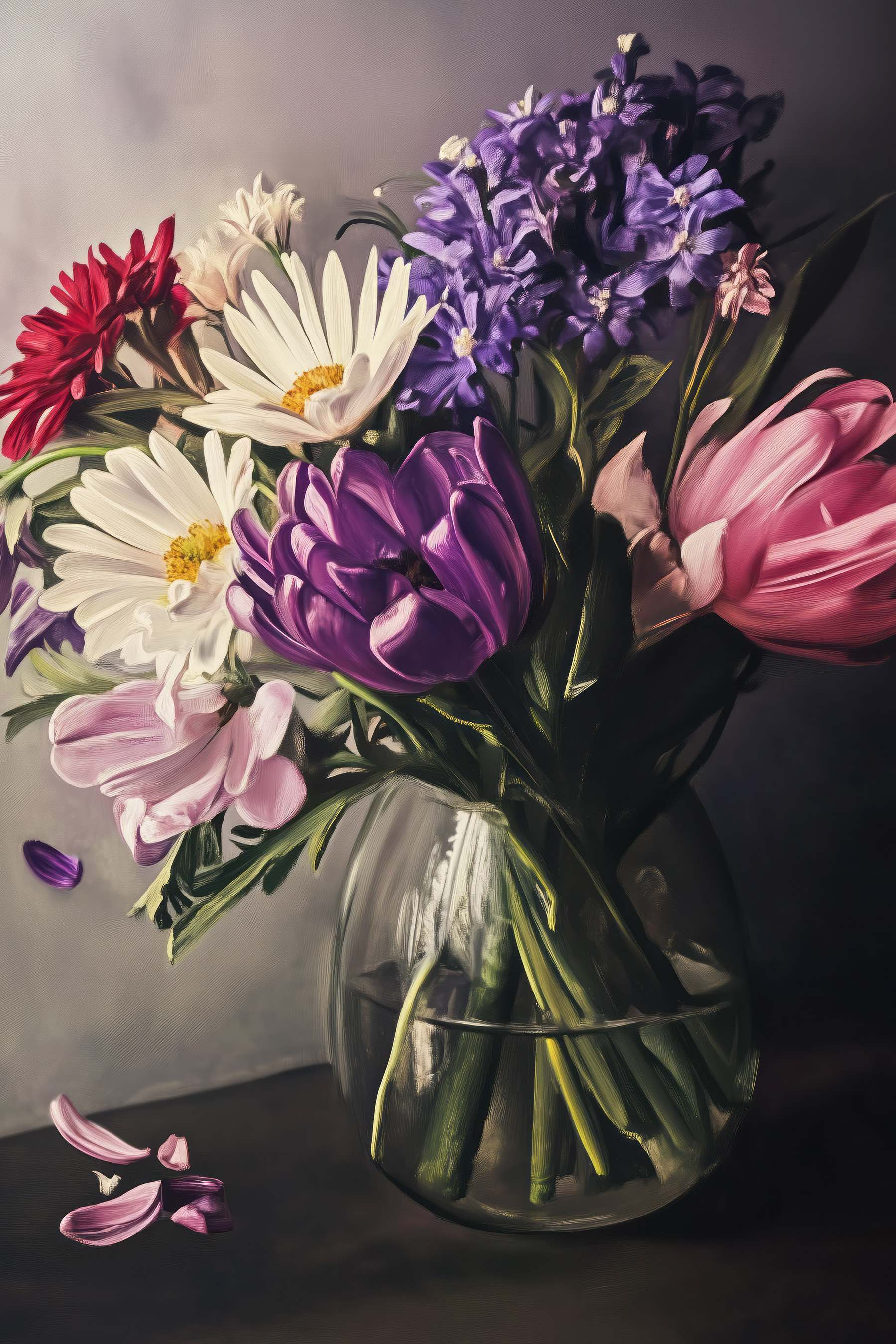 Vase of flowers