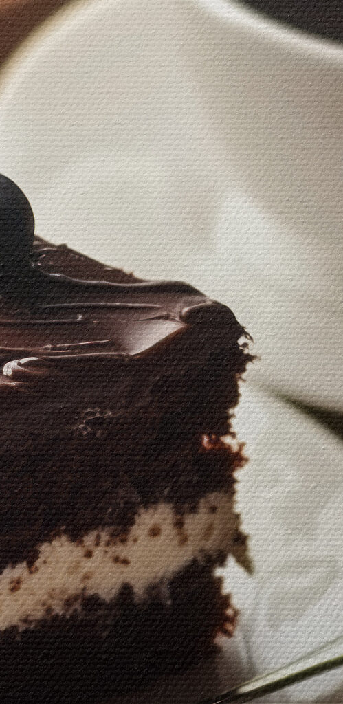 Piece of cake and a cup of coffee Piece of cake and a cup of coffee