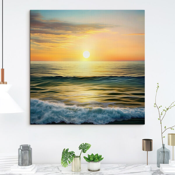 Quadri Tramonto su uno specchio d'acqua (COD: s43308) Quadri Quadri Tramonto su uno specchio d'acqua (COD: s43308)