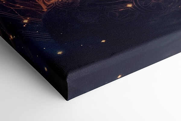 Meditation and peace in dark hues