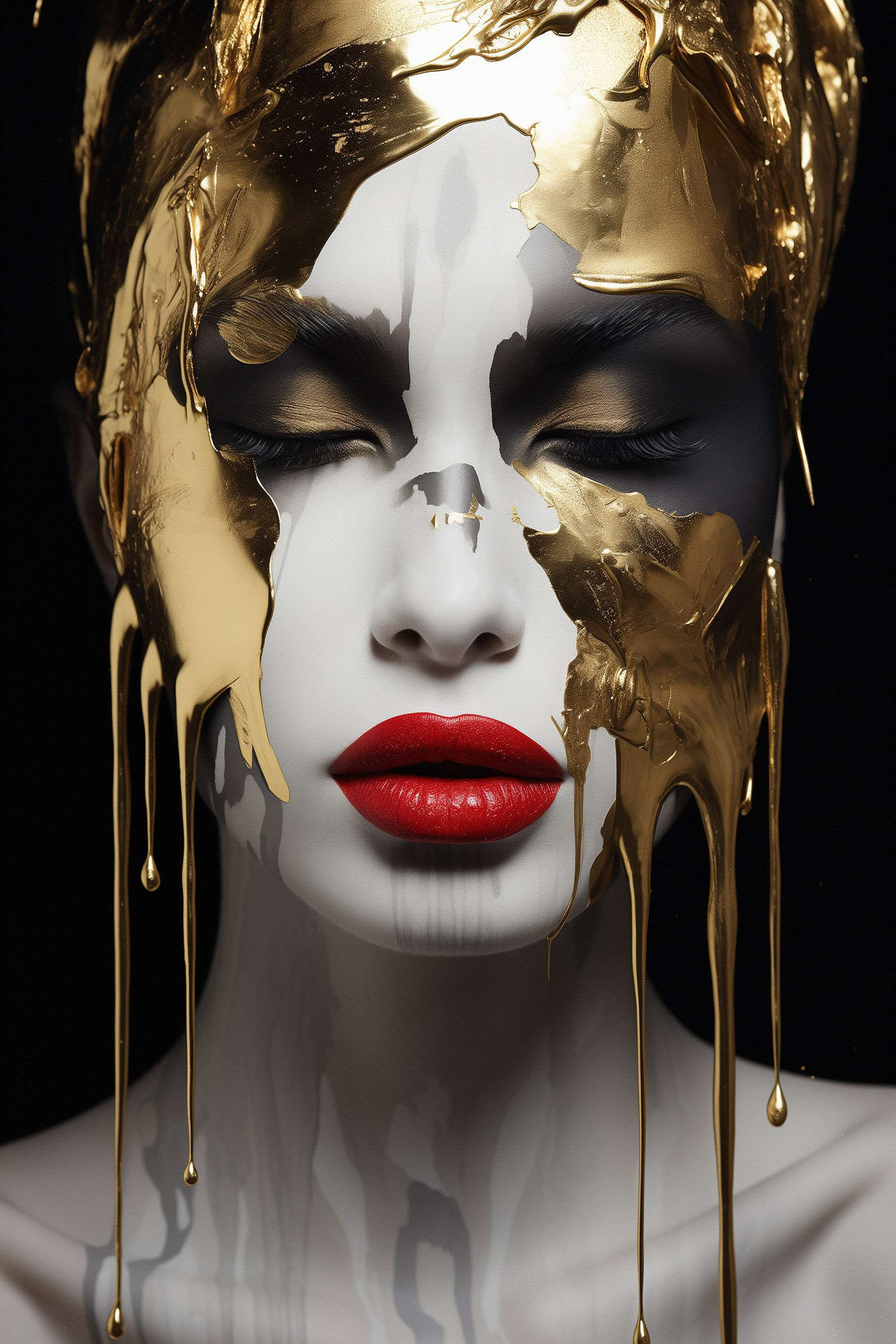 Artistic expression with dramatic elegance Artistic expression with dramatic elegance