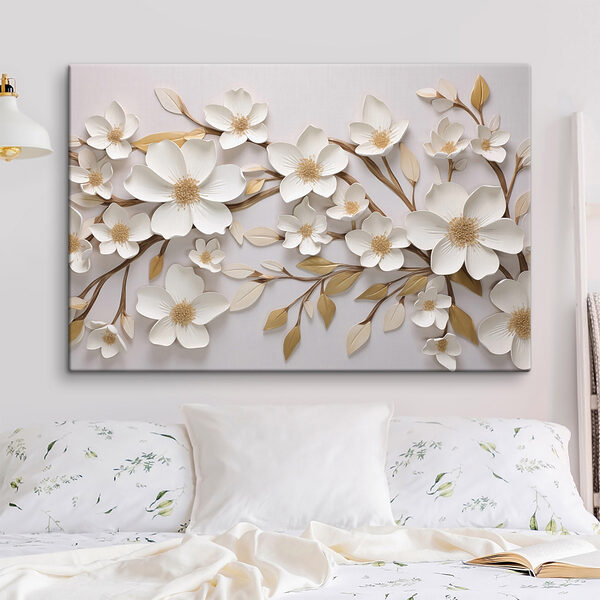 Quadri Fiori eleganti su uno sfondo delicato (COD: s43331) Quadri Quadri Fiori eleganti su uno sfondo delicato (COD: s43331)