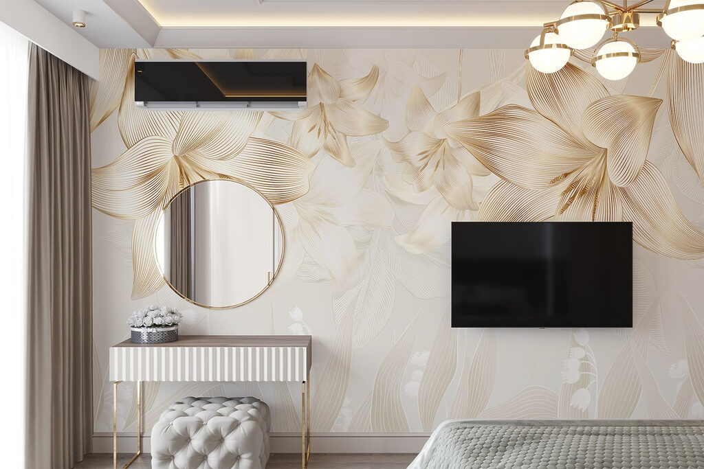 Delicate blooms in soft hues