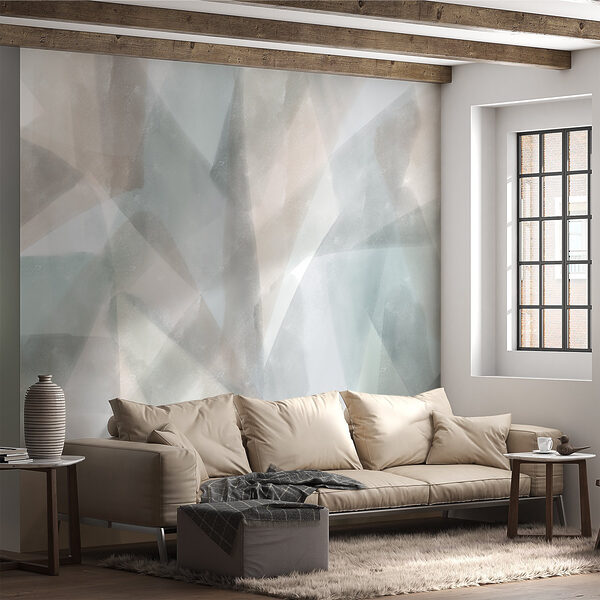 Le tinte tenui e le texture morbide si fondono. Le tinte tenui e le texture morbide si fondono.
