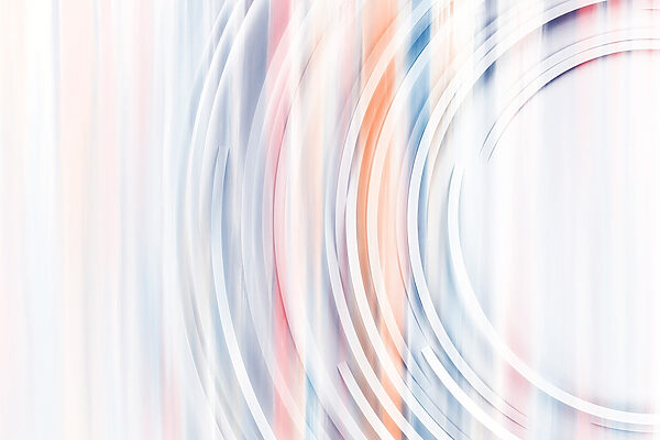 Wall murals Blurry image of a circular object Wall murals Blurry image of a circular object