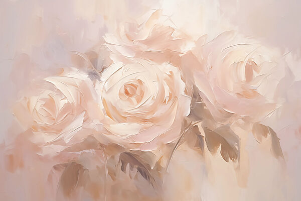 Pittura di fiori su una superficie bianca Pittura di fiori su una superficie bianca