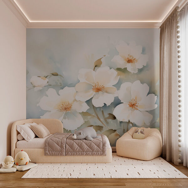 Pittura di fiori bianchi Pittura di fiori bianchi