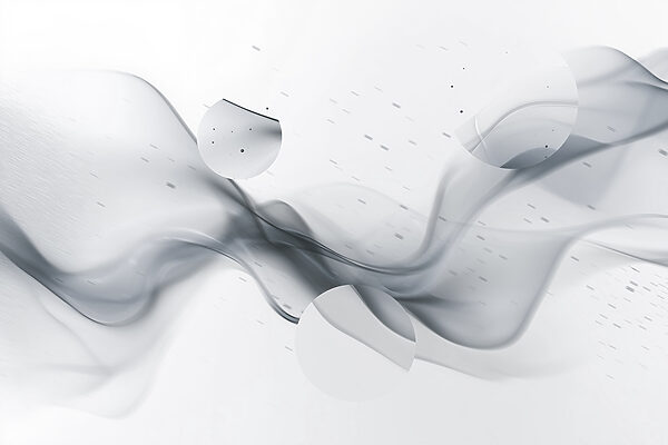 Wall murals Grey and white smoke Wall murals Grey and white smoke