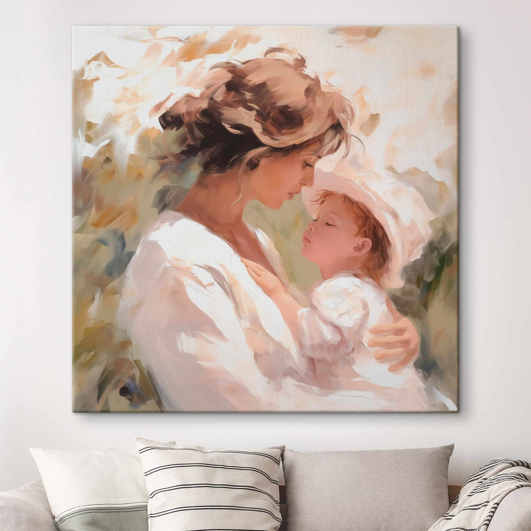 Woman holding a baby Woman holding a baby