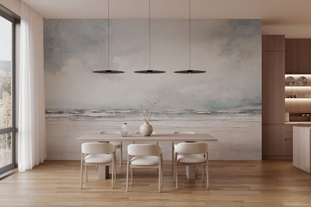 Beach with waves and clouds Beach with waves and clouds